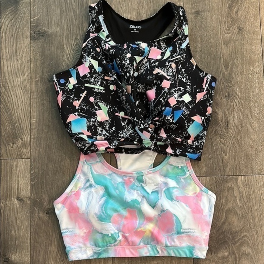 ZELOS sports bra & crop top